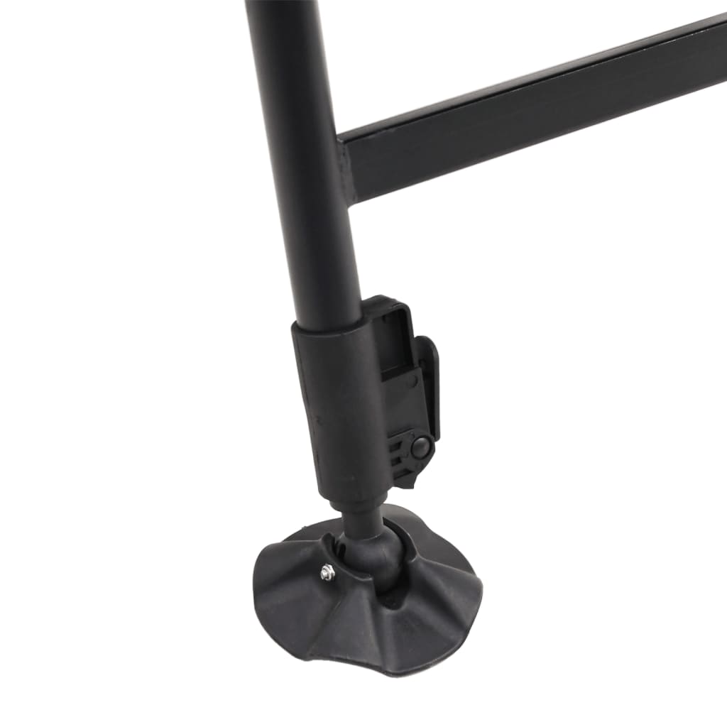 Letto da Pesca Gambe Anti Fango Regolabili Pieghevole Verde - immagine 9