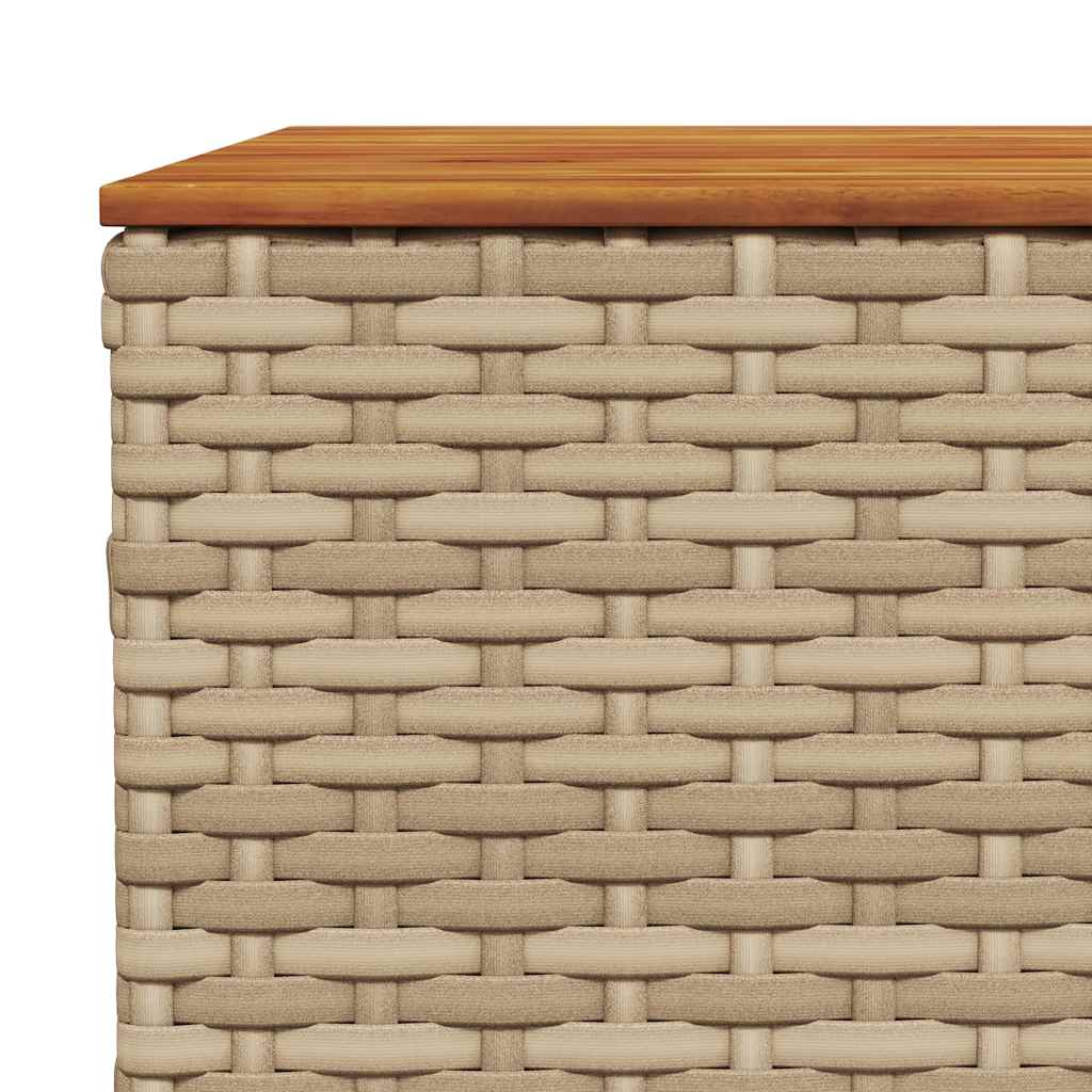 Set Divano da Giardino 8 pz con Cuscini Beige in Polyrattan - immagine 6
