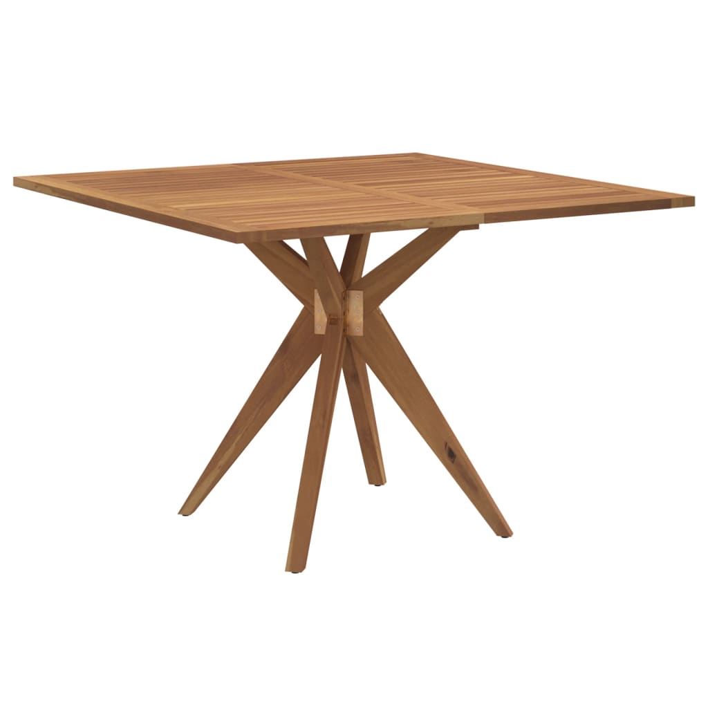 Set da Pranzo per Giardino 5 pz in Legno Massello di Acacia - immagine 3