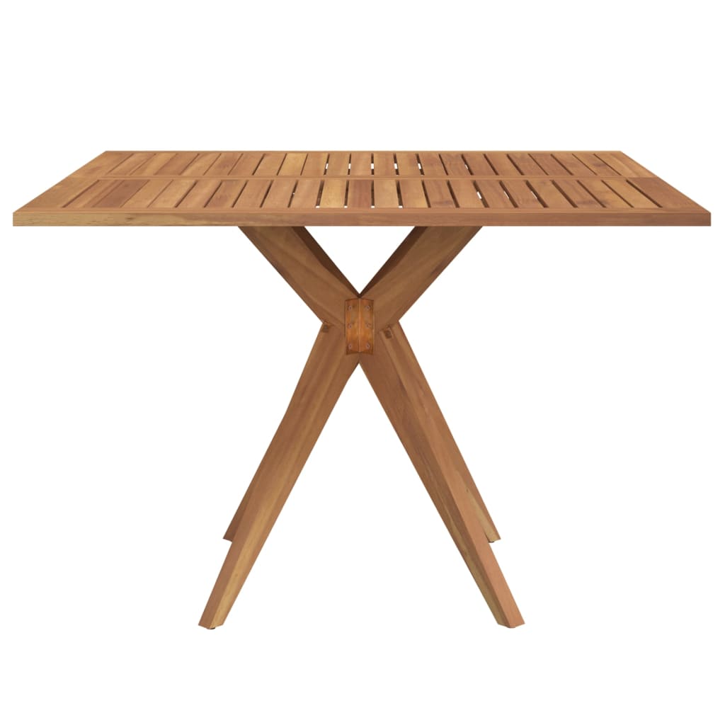 Set da Pranzo per Giardino 5 pz in Legno Massello di Acacia - immagine 4