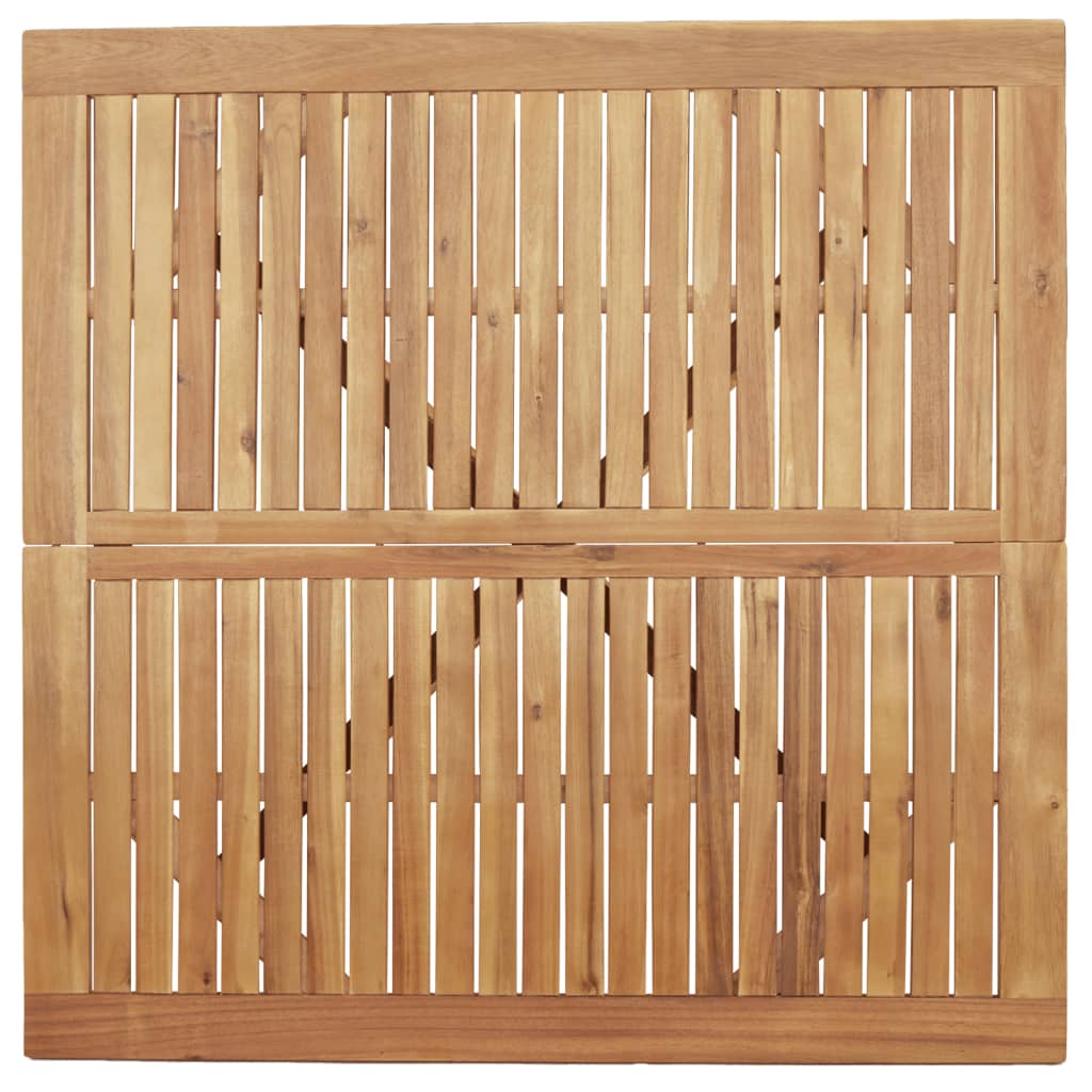 Set da Pranzo per Giardino 5 pz in Legno Massello di Acacia - immagine 7