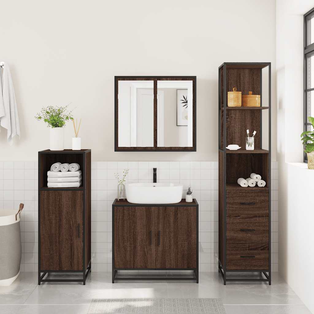 Set di mobili per il bagno Legno vecchio 35 x 37,5 x 166 cm - immagine 3