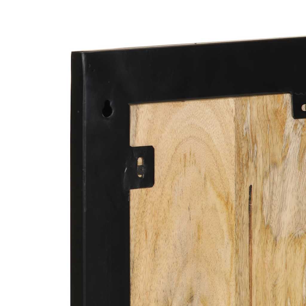 Appendiabiti 40x2x80 cm in Legno Massello Grezzo di Mango - immagine 7