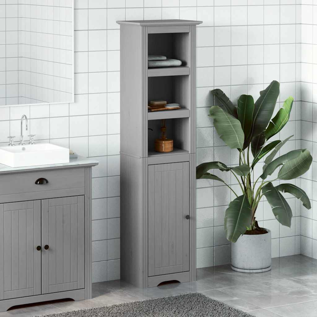 Mobile da Bagno BODO Bianco e Marrone 44x30x160 cm - immagine 3