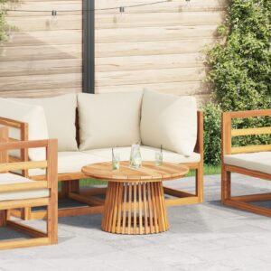 Tavolo da caffè da giardino Ø70x40 cm Legno Massello di Teak