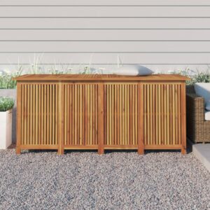 Contenitore da Giardino 175x80x75cm in Legno Massello di Acacia