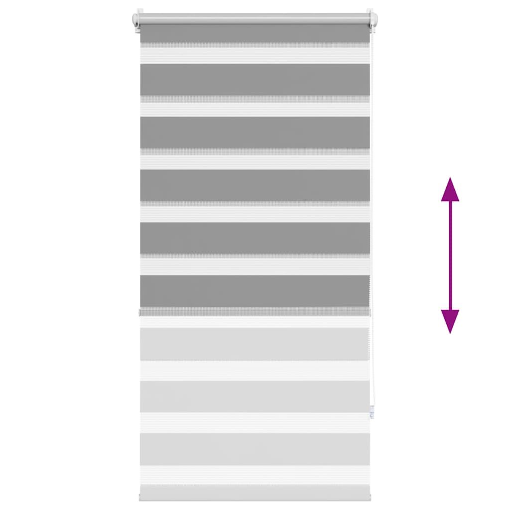 Tenda Oscurante a Rullo a Zebra 50 x 100 cm Nera - immagine 5