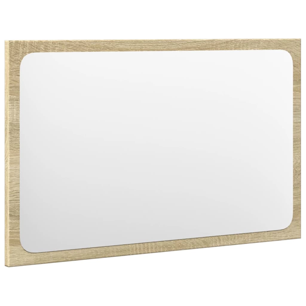 Set Mobili da Bagno 3 pz Rovere Sonoma in Legno Multistrato - immagine 4