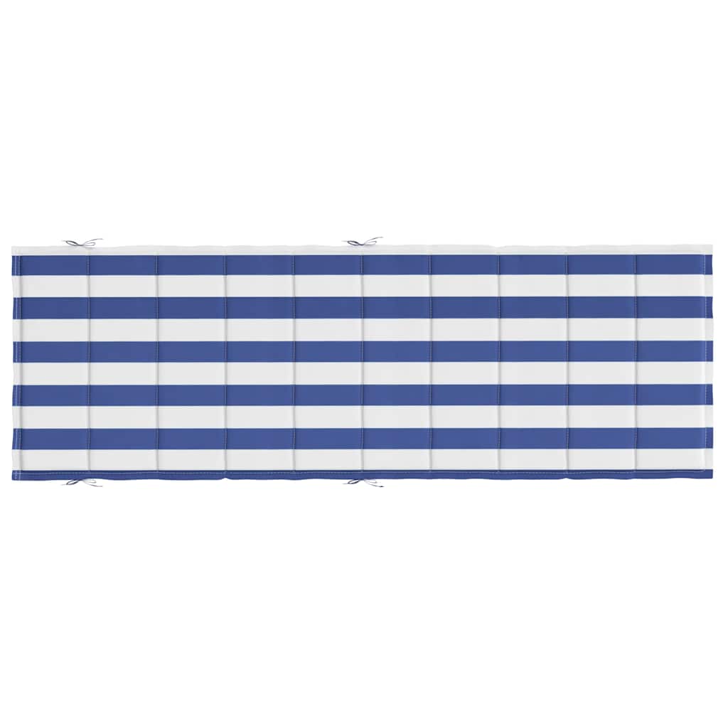 Cuscino per Lettino a Righe Bianche e Blu in Tessuto Oxford - immagine 6
