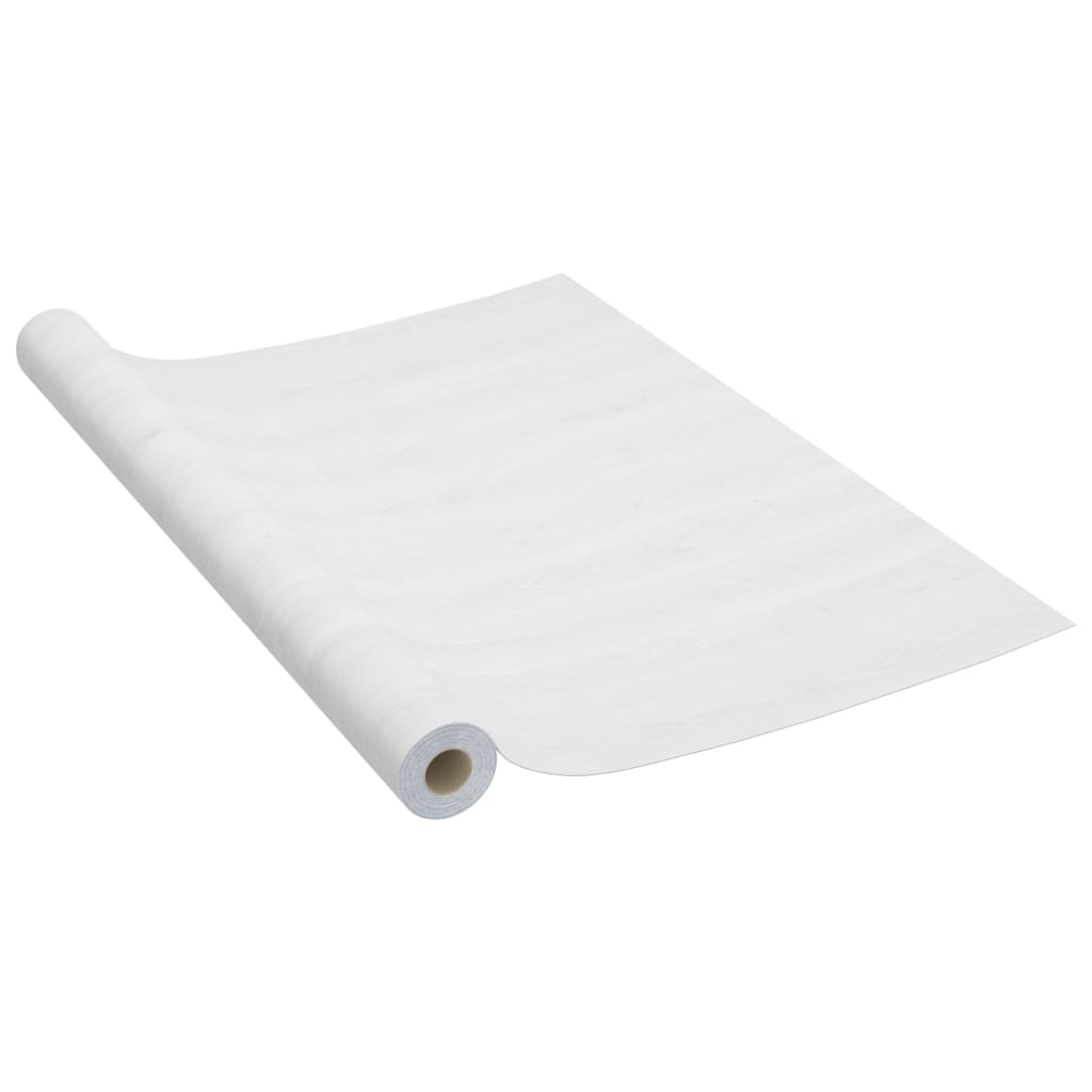 Pellicole Autoadesive per Porte 4 pz Legno Bianco 210x90 cm PVC - immagine 3
