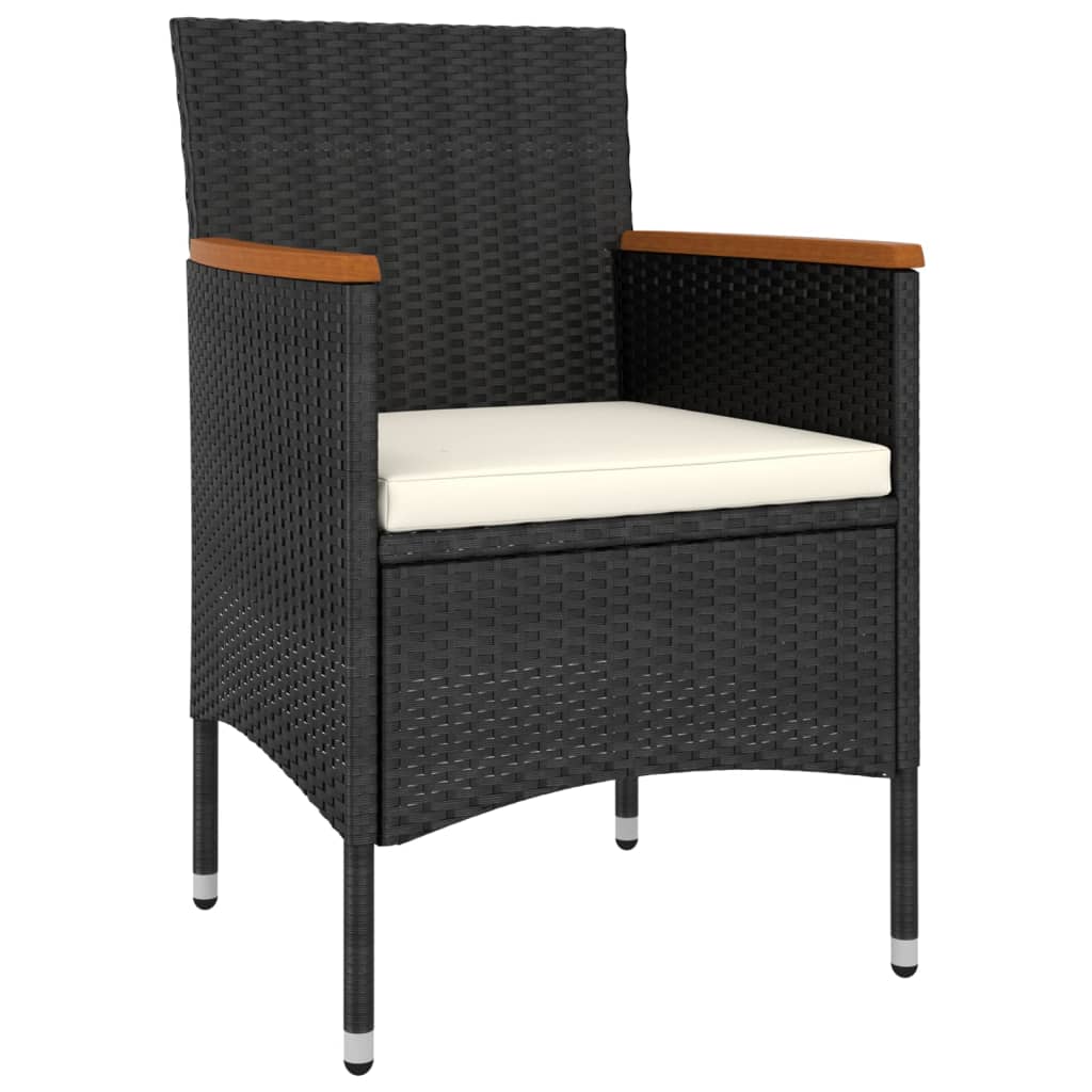 Set Divani da Giardino 5 pz in Polyrattan Grigio - immagine 3