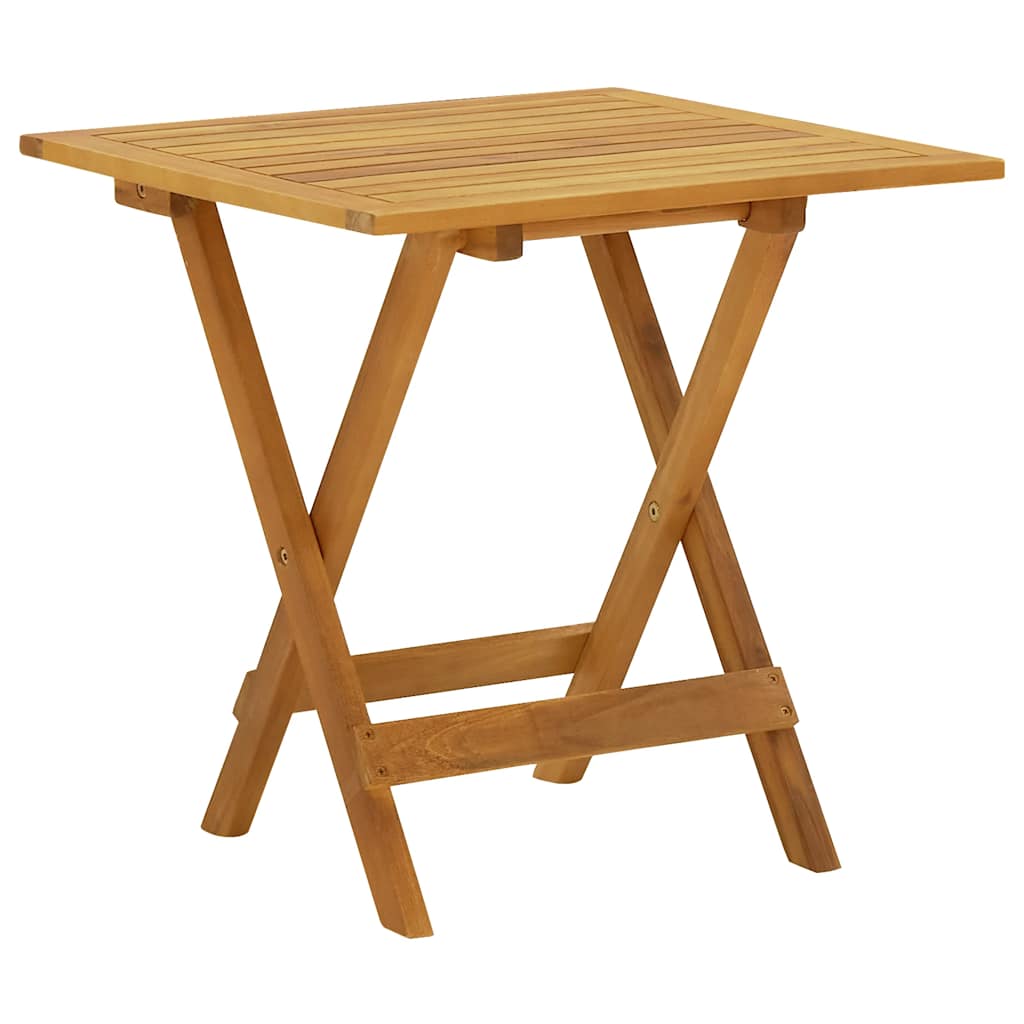 Sdraio da Esterno con Poggiapiedi e Tavolo in Massello d'Acacia - immagine 6