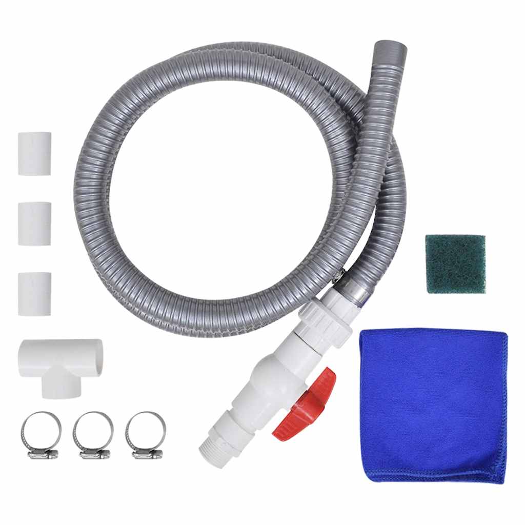 Fontana per Piscina in Acciaio Inossidabile 50x30x90 cm Argento - immagine 7