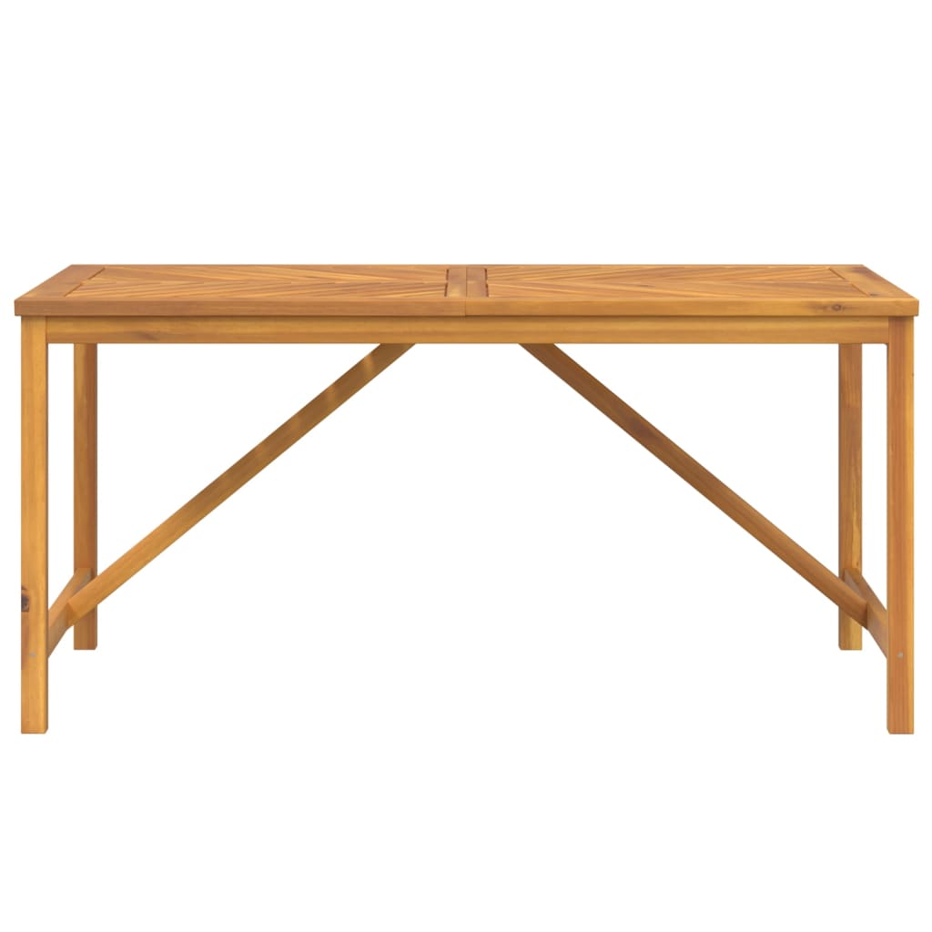 Tavolo da Pranzo da Giardino 90x90x74 cm Legno Massello Acacia - immagine 3
