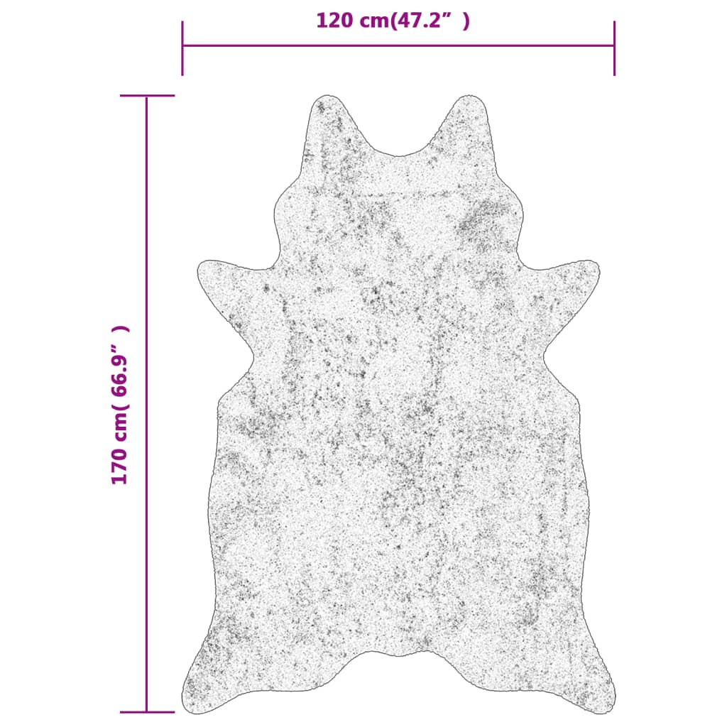 Tappeto Nero Bianco 120x170 Motivo Zebrato Lavabile Antiscivolo - immagine 8