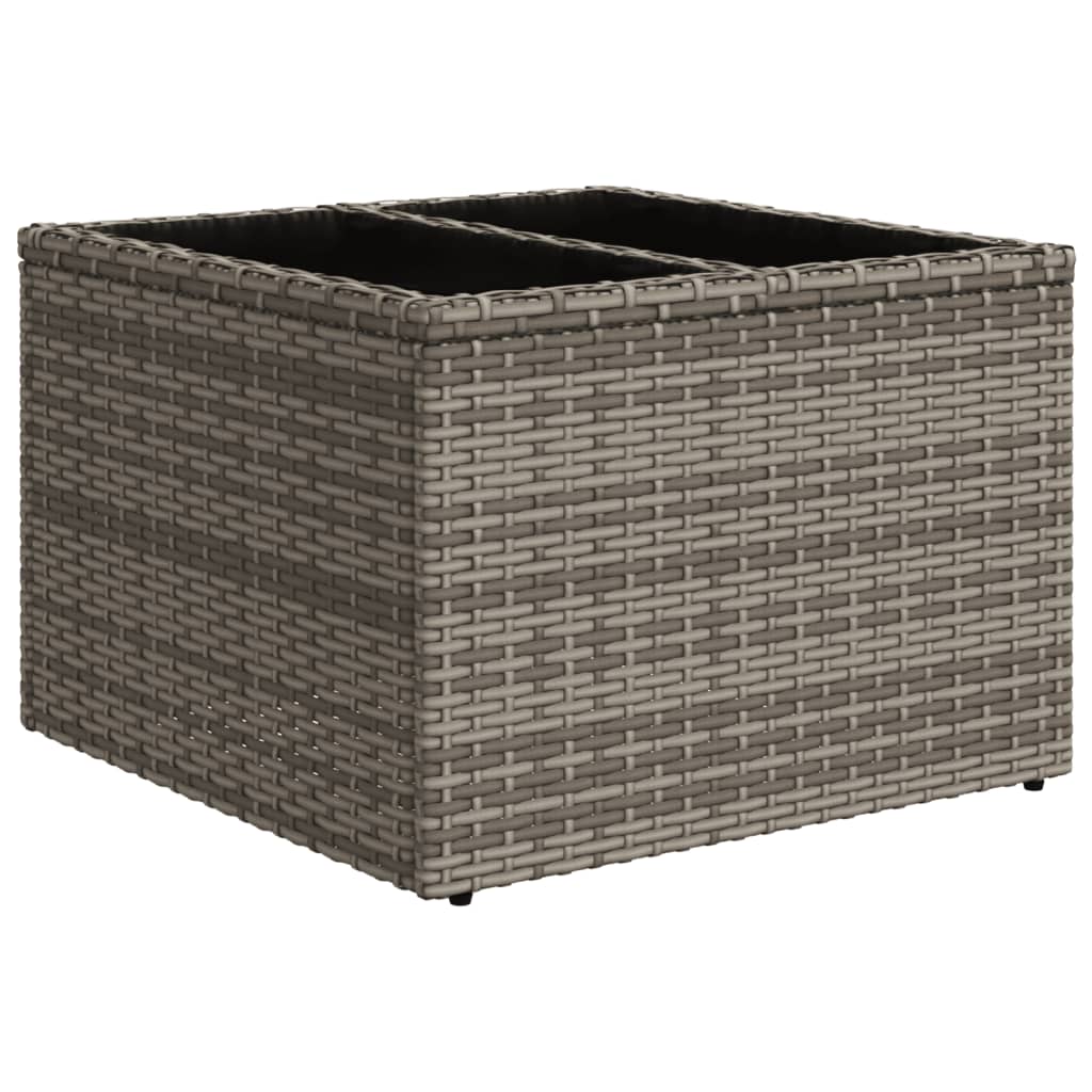 Set Divani da Giardino 9 pz con Cuscini Nero in Polyrattan - immagine 6