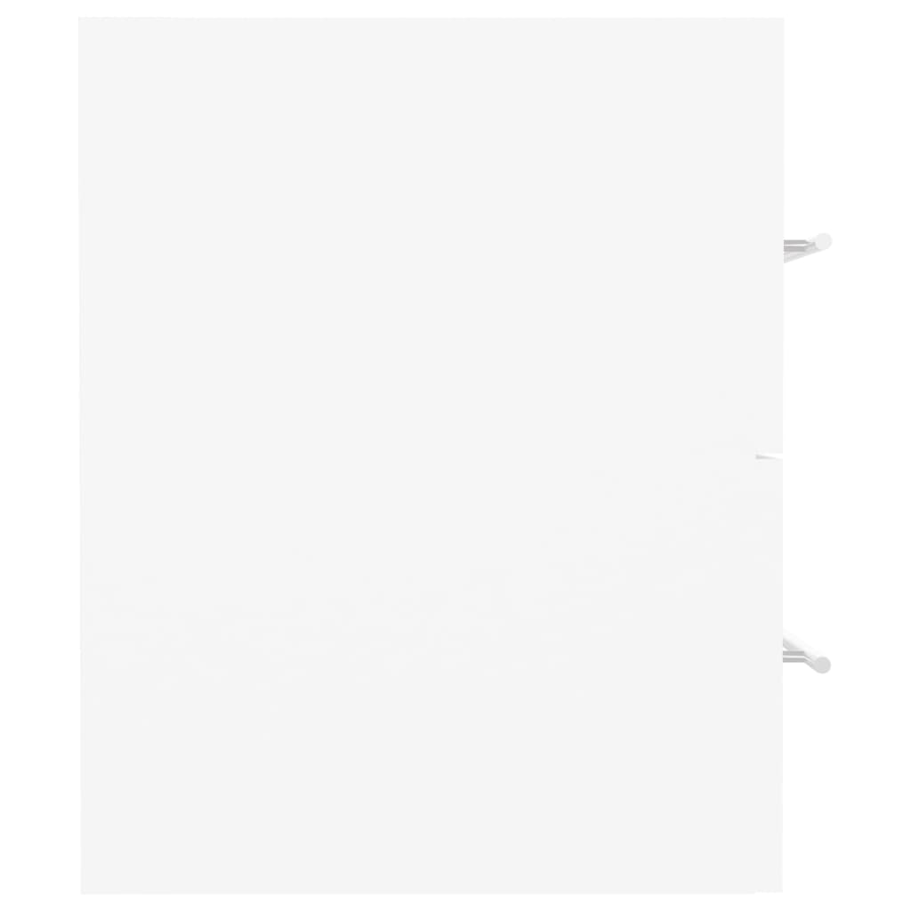 Mobile Lavabo Bianco 41x38,5x48 cm in Legno Multistrato - immagine 4