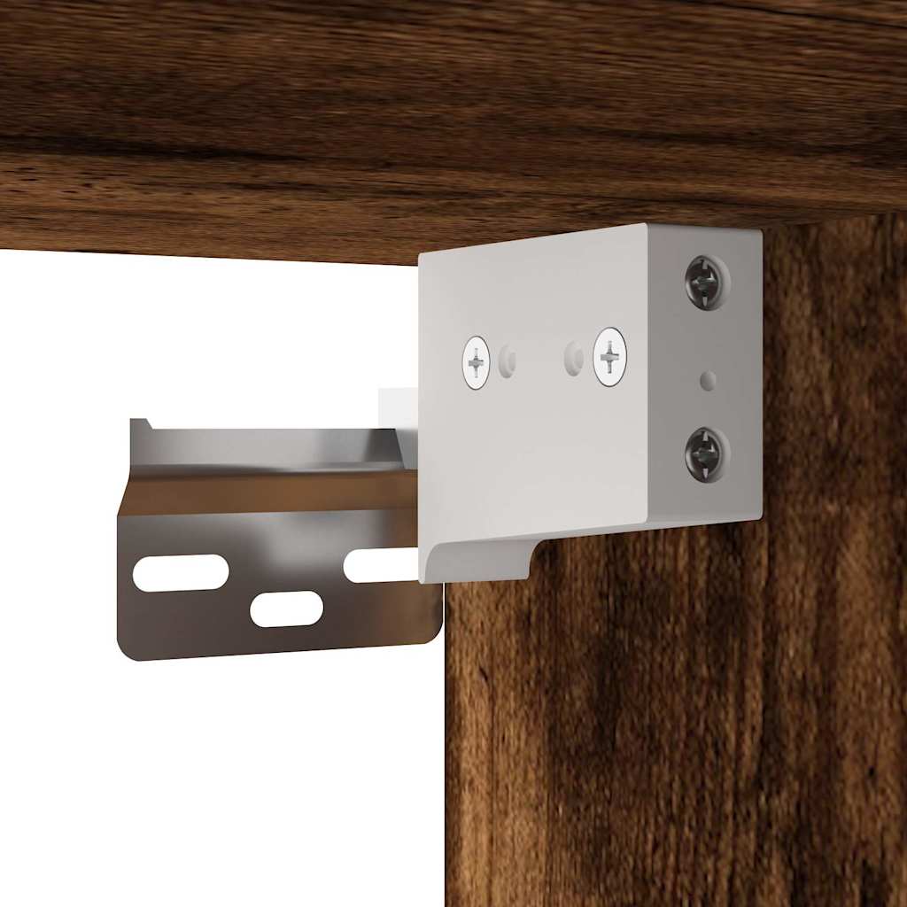 Set Mobili da Bagno 3 pz Rovere Sonoma in Legno Multistrato - immagine 8