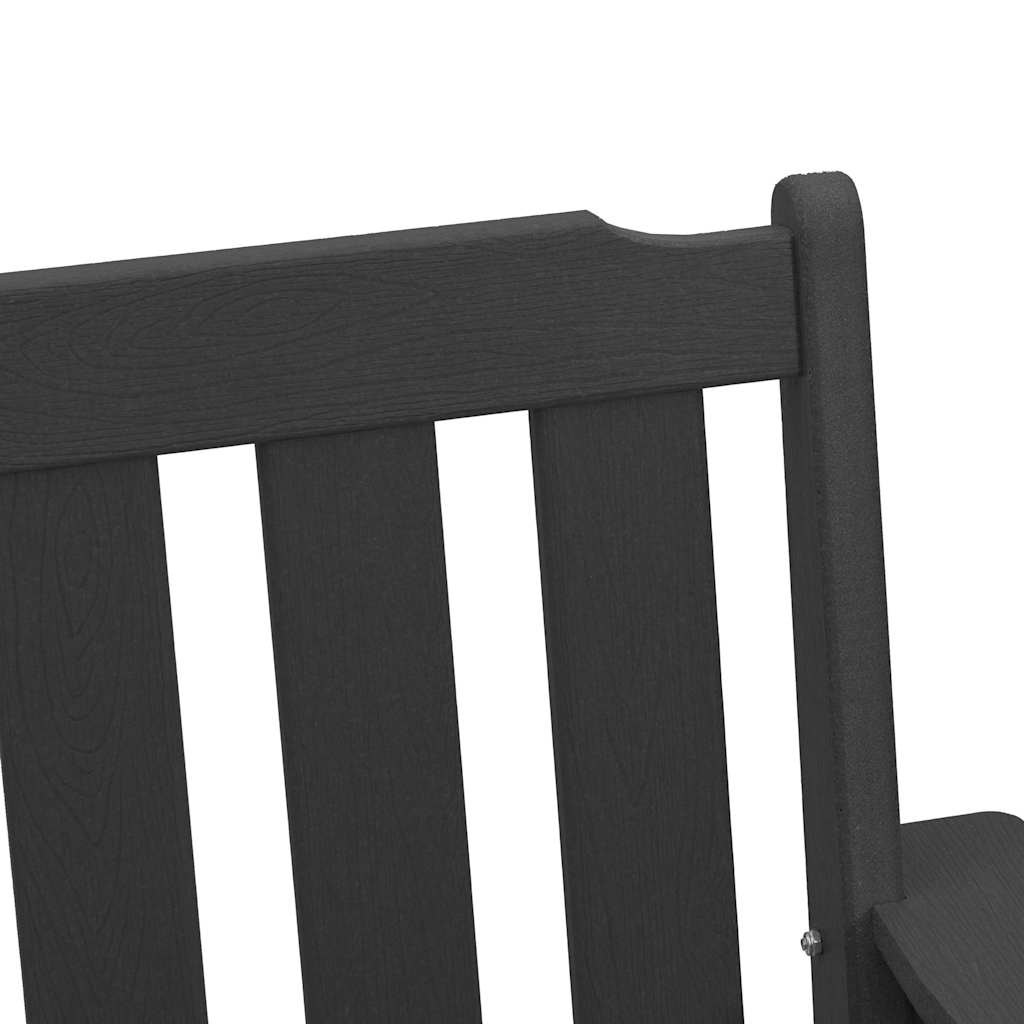 Sedia da pranzo da giardino 4 pcs Nero 65.5 x 55.5 x 88cm - immagine 9