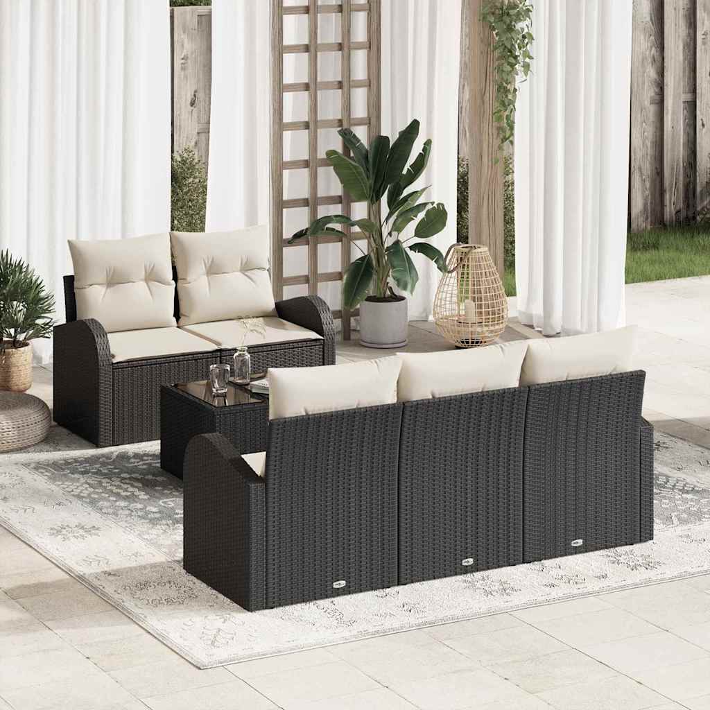 Set Divano da Giardino Marrone 55 x 55 x 37 cm polyrattan