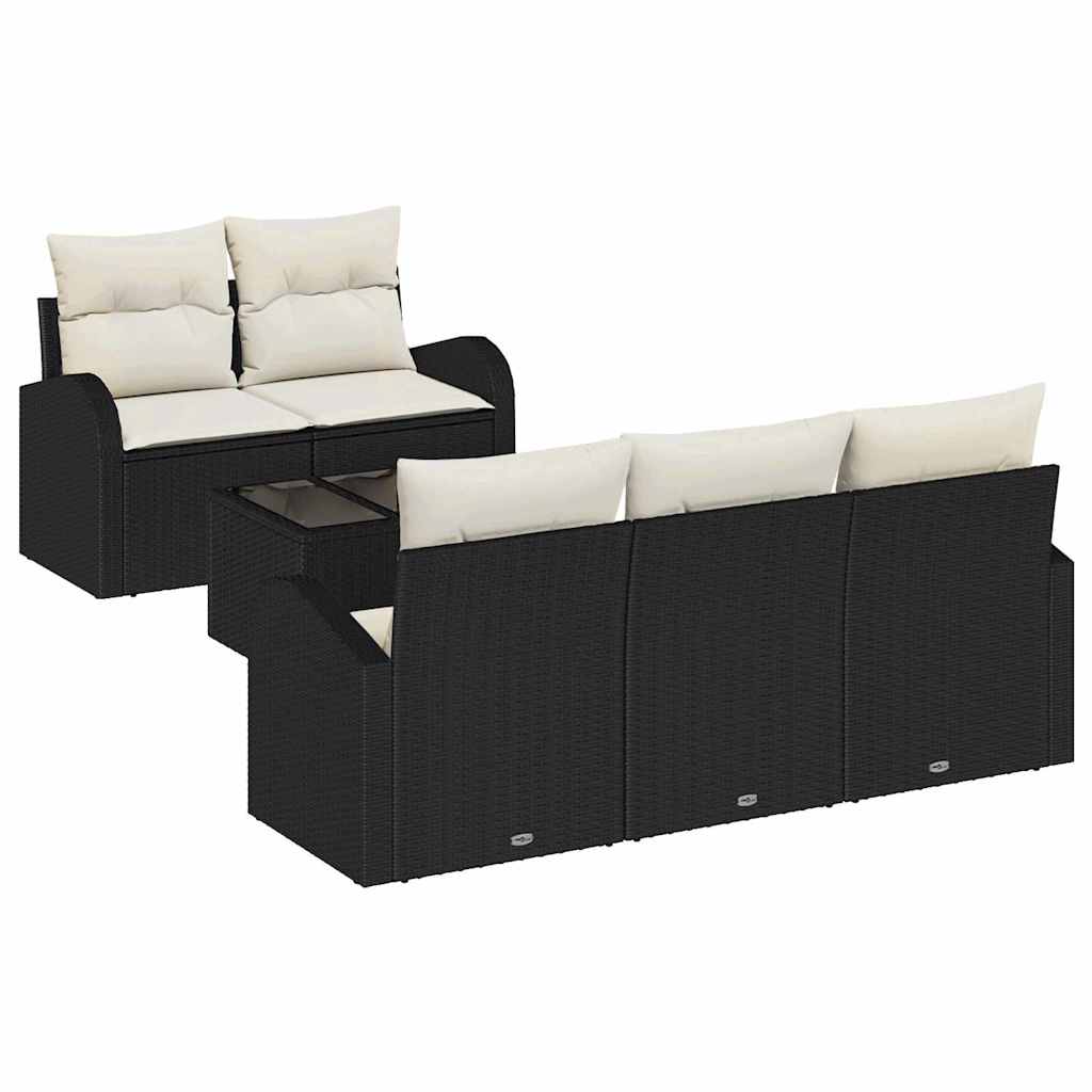 Set Divano da Giardino Marrone 55 x 55 x 37 cm polyrattan - immagine 2