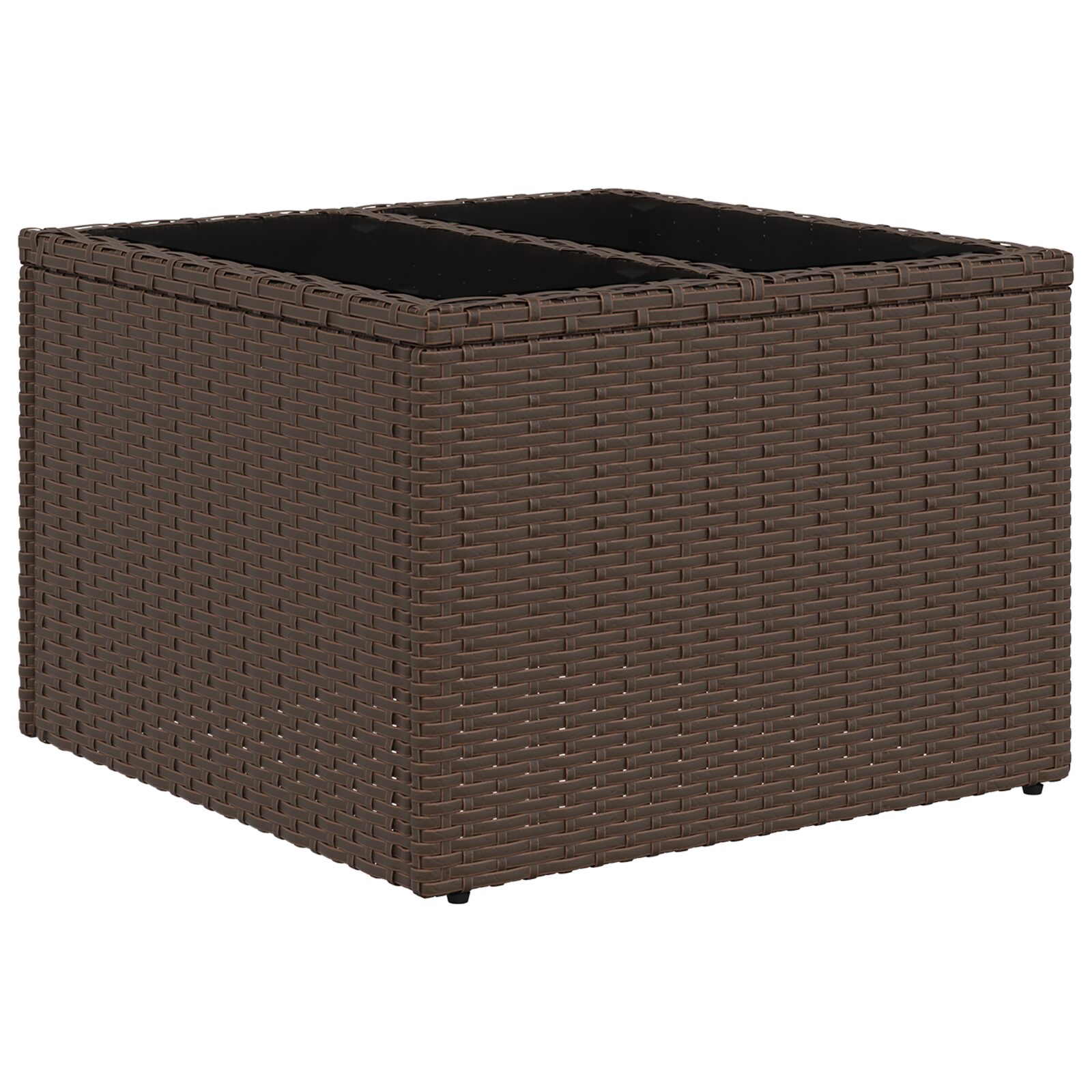 Set Divano da Giardino 8 Pezzi con Cuscini in Rattan Marrone - immagine 6
