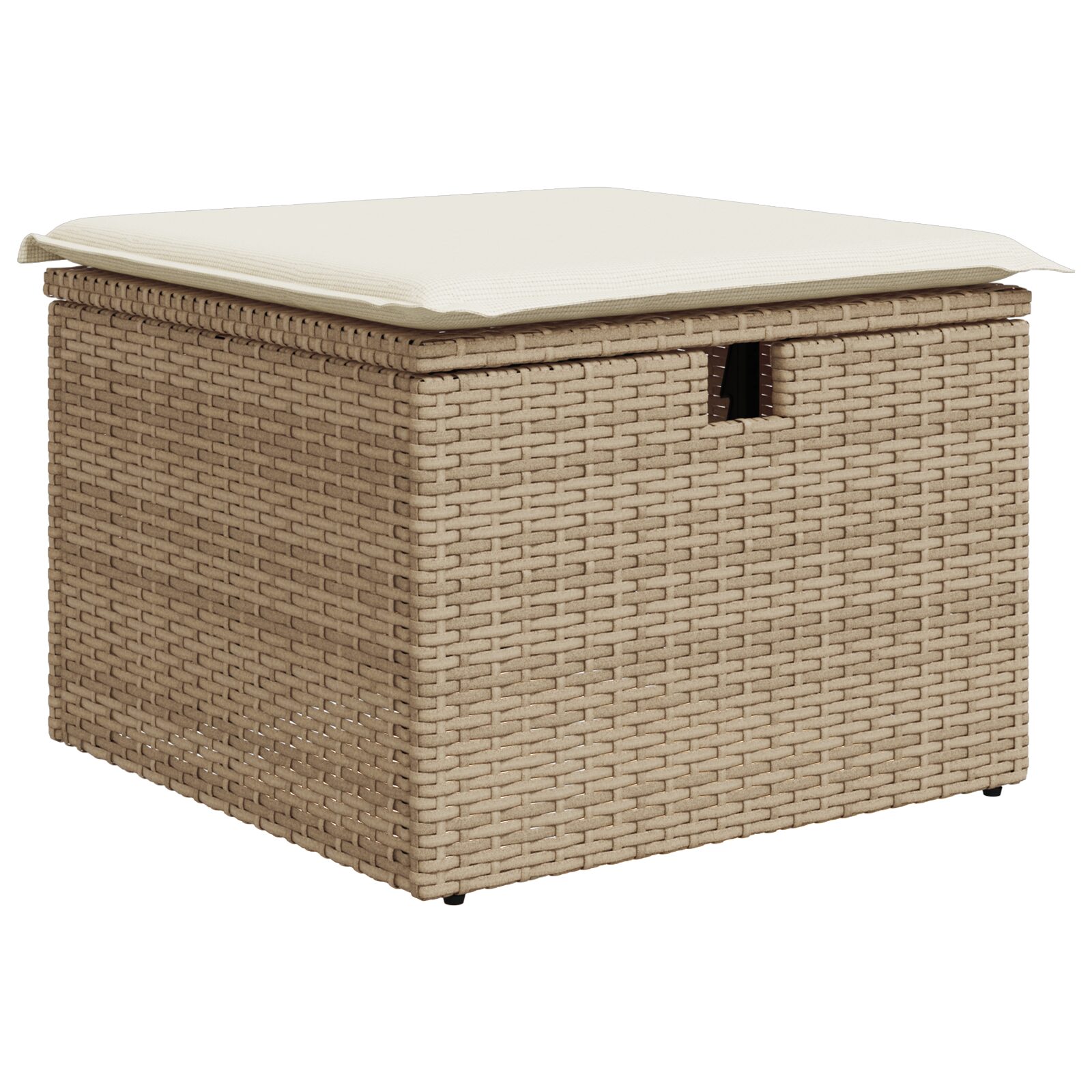 Set Divano da Giardino da 7 Pezzi con Cuscini Beige in Rattan Sintetico - immagine 6