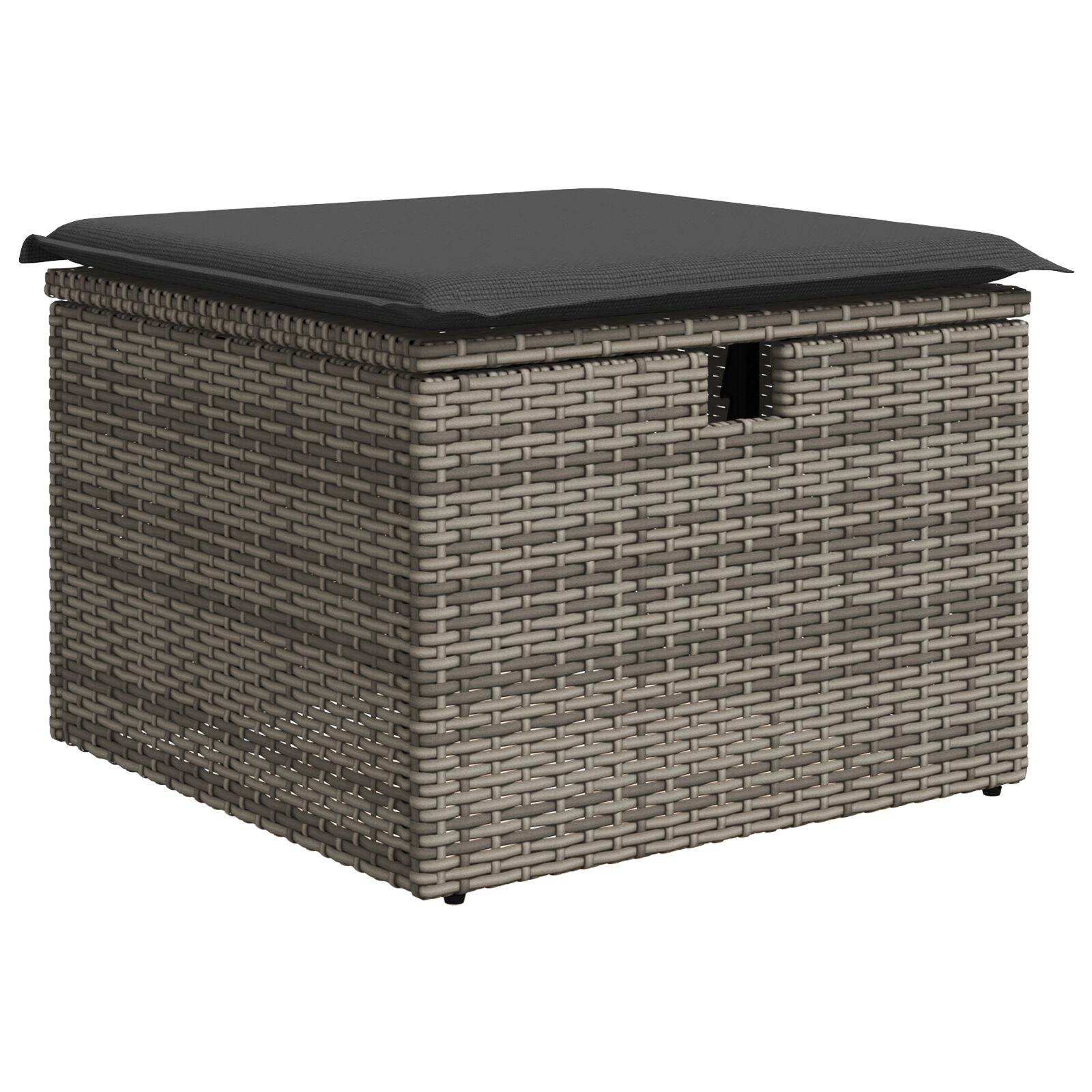 Set di Divani da Giardino 9 Pezzi con Cuscini Grigio Polyrattan - immagine 7