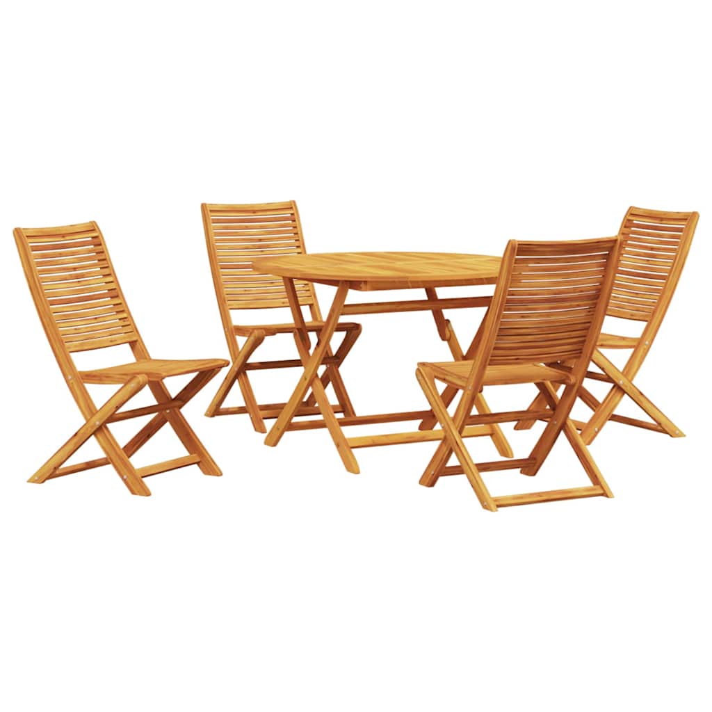 Set da Pranzo per Giardino 5 pcs Marrone - immagine 2