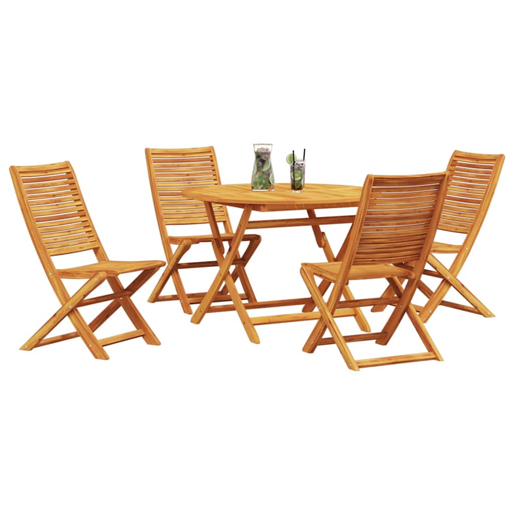 Set da Pranzo per Giardino 5 pcs Marrone - immagine 3