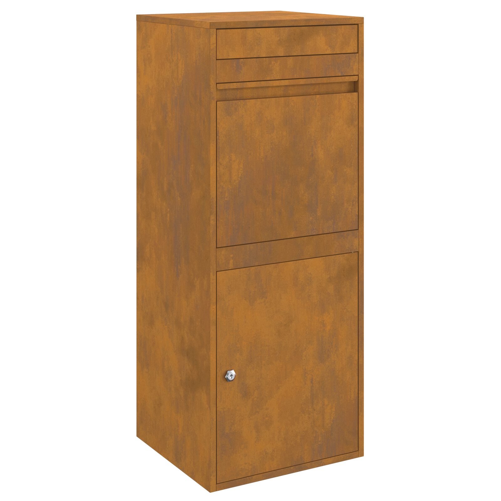 Cassetta per pacchi Ruggine 41 x 38 x 103 cm acciaio corten - immagine 2