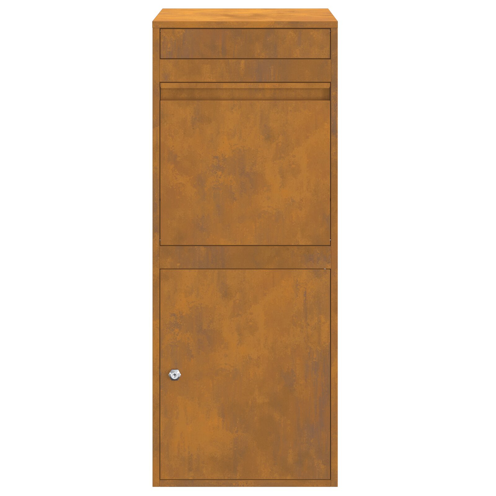 Cassetta per pacchi Ruggine 41 x 38 x 103 cm acciaio corten - immagine 6