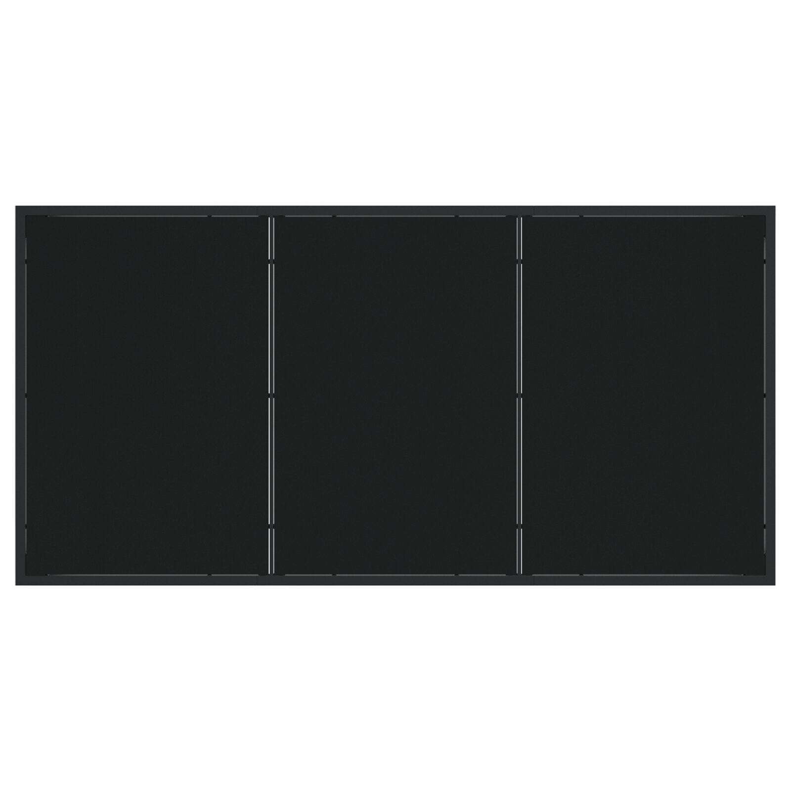 Set da Pranzo da Giardino da 5 Pezzi con Cuscini Nero Polyrattan - immagine 8