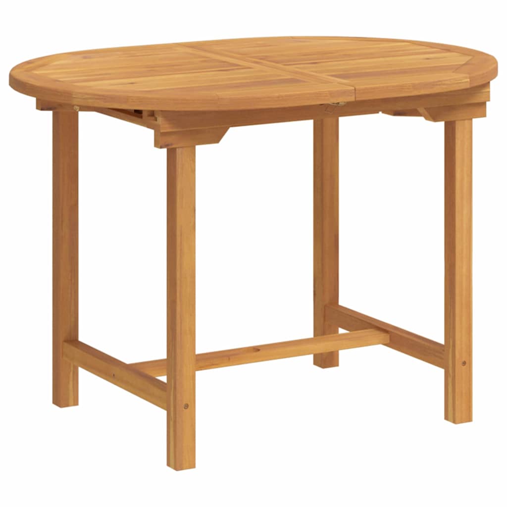 Set da Pranzo per Giardino 7 pcs Marrone Legno di teak solido - immagine 7