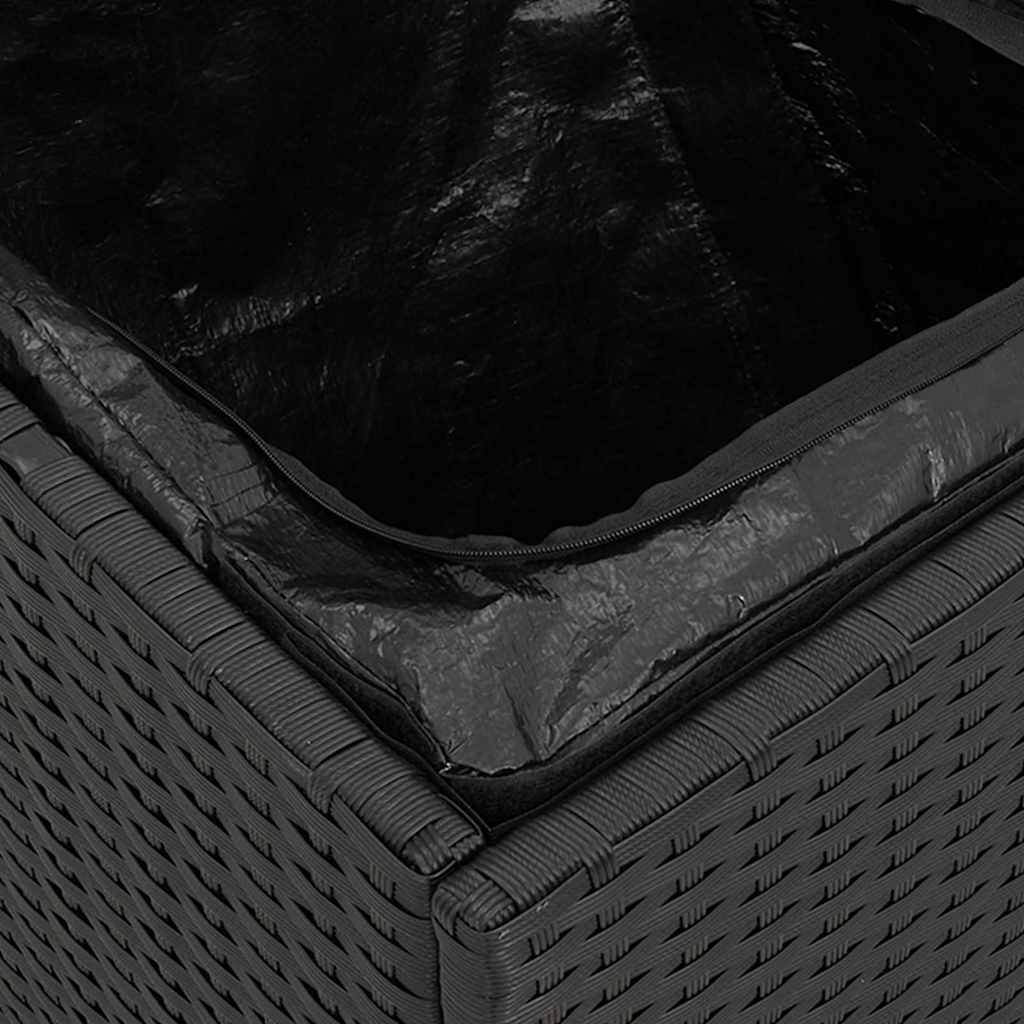 Scatola per Cuscini Beige 50 x 50 x 50 cm polyrattan - immagine 9