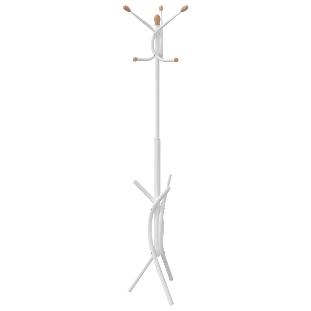 Appendiabiti Bianco 176 cm in Ferro Verniciato a Polvere - immagine 5