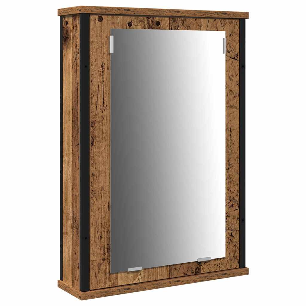 Set Mobili da Bagno 4 pz Rovere Fumo in Legno Multistrato - immagine 5