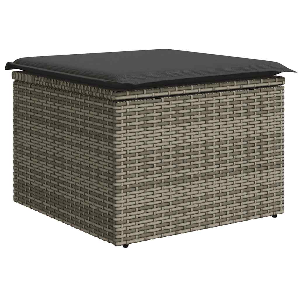 Set Divano da Giardino 6 pz con Cuscini Beige in Polyrattan - immagine 5