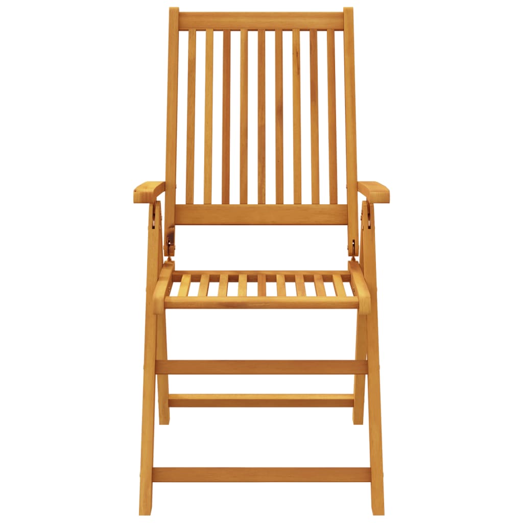 Set da Pranzo per Giardino 3 pz in Legno Massello di Acacia - immagine 5