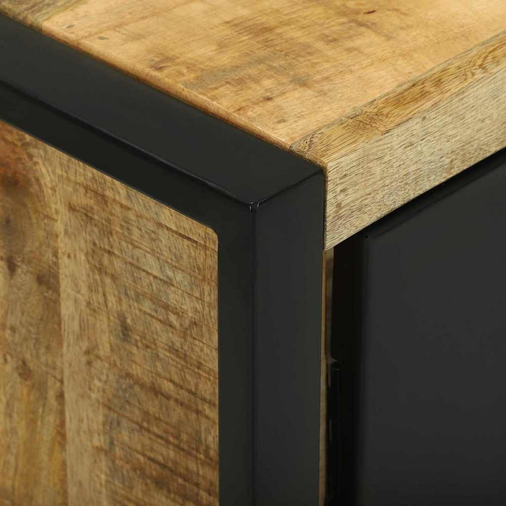 Set di mobili per il bagno 2 pcs Legno di Mango Massello - immagine 9