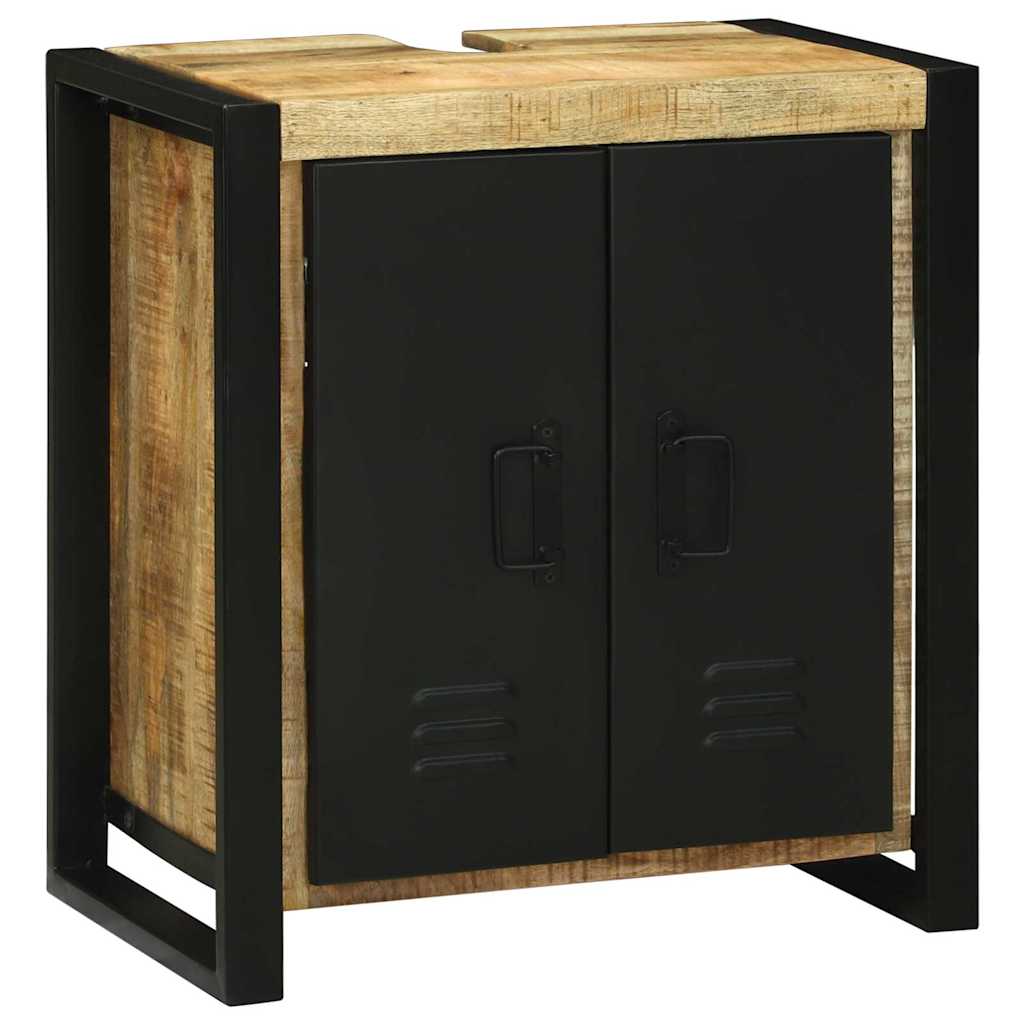 Set di mobili per il bagno 4 pcs Legno di mango massello - immagine 6