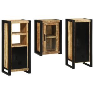 Set di mobili per il bagno 3 pcs Legno di mango massello