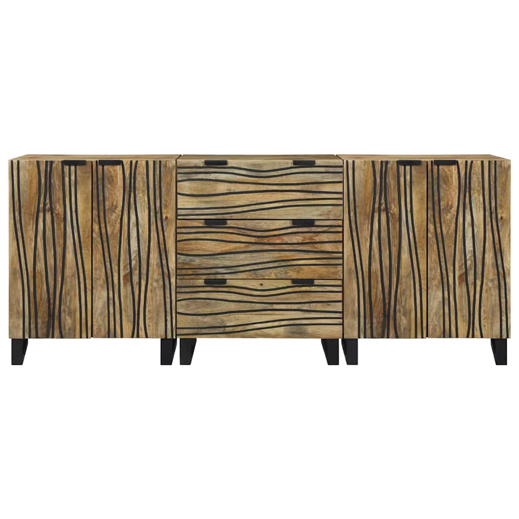 Set di mobili per il bagno 3 pcs Marrone Legno multistrato - immagine 5