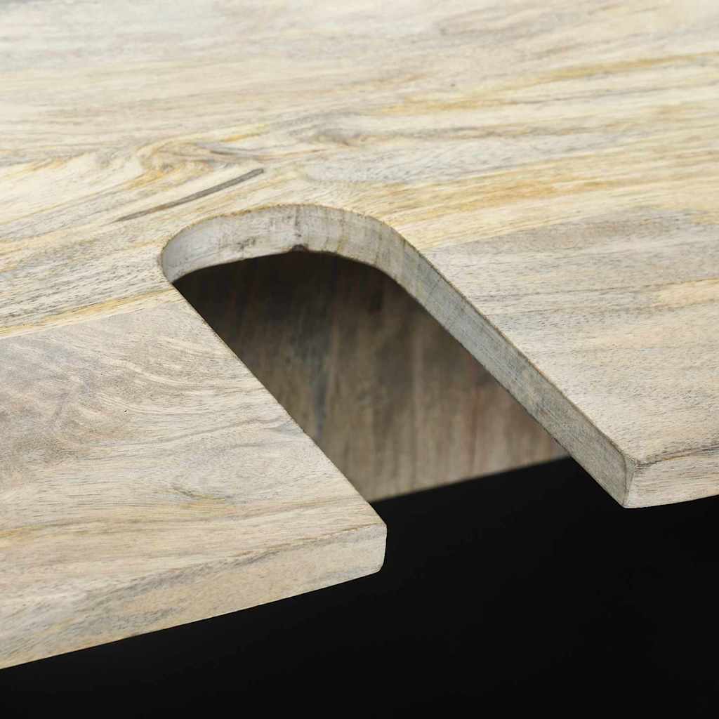 Set di mobili per il bagno 3 pcs Bianco 38 x 33 x 160 cm - immagine 9