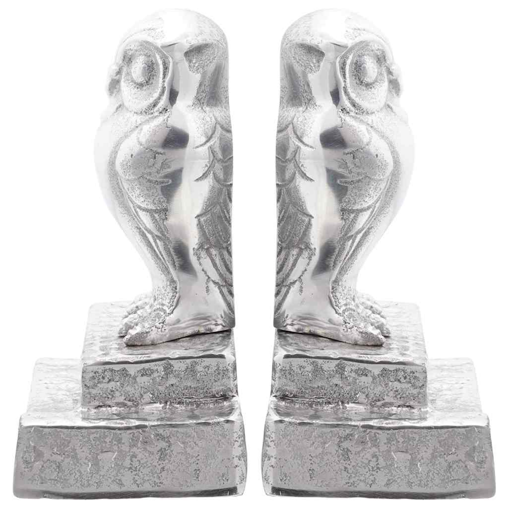 Fermalibri 2 pcs Argento 12 x 9 x 19 cm Alluminio - immagine 4