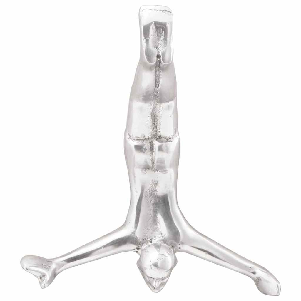 Scultura Argento 22 x 8 x 25 cm Alluminio - immagine 3