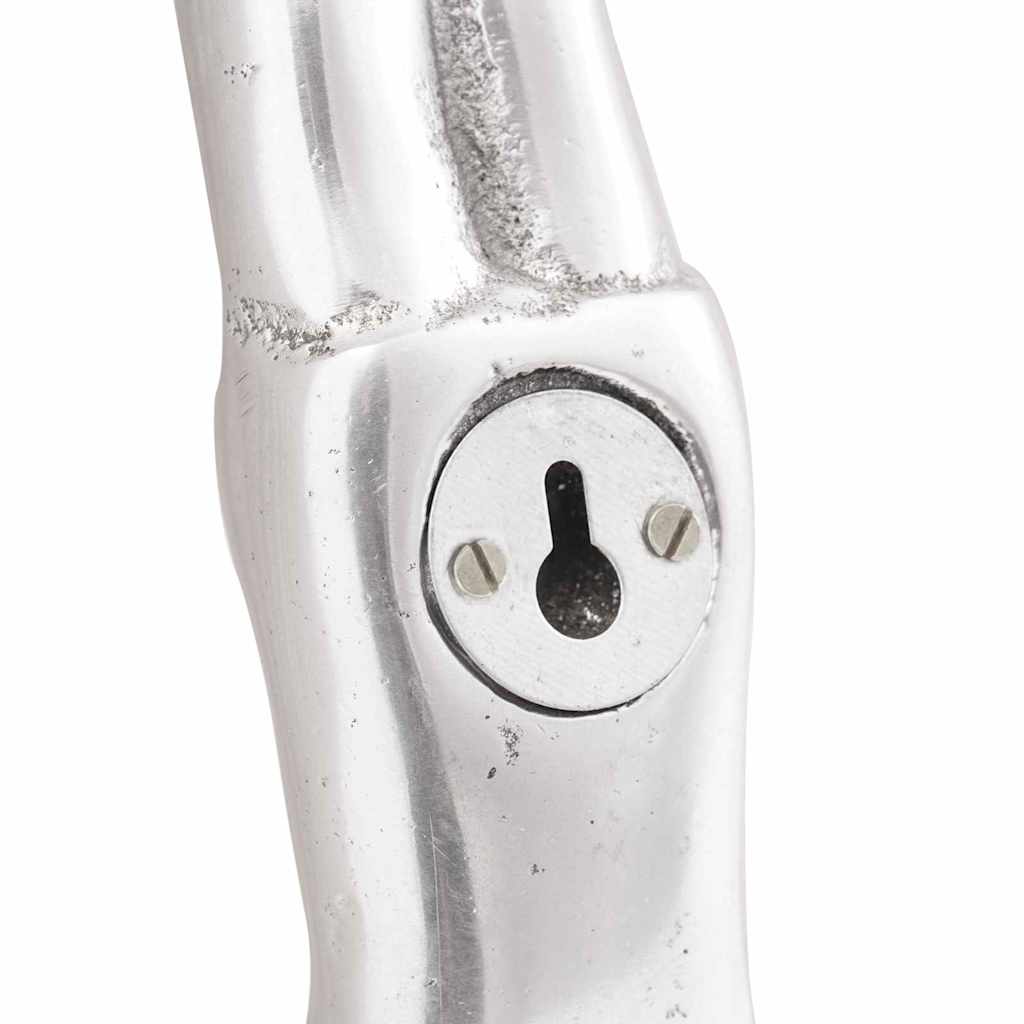 Scultura Argento 22 x 8 x 25 cm Alluminio - immagine 7