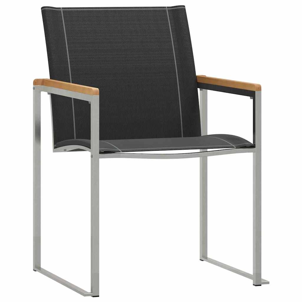 Setdapranzodagiardino 3 pcs Legno di Teak Massiccio - immagine 6