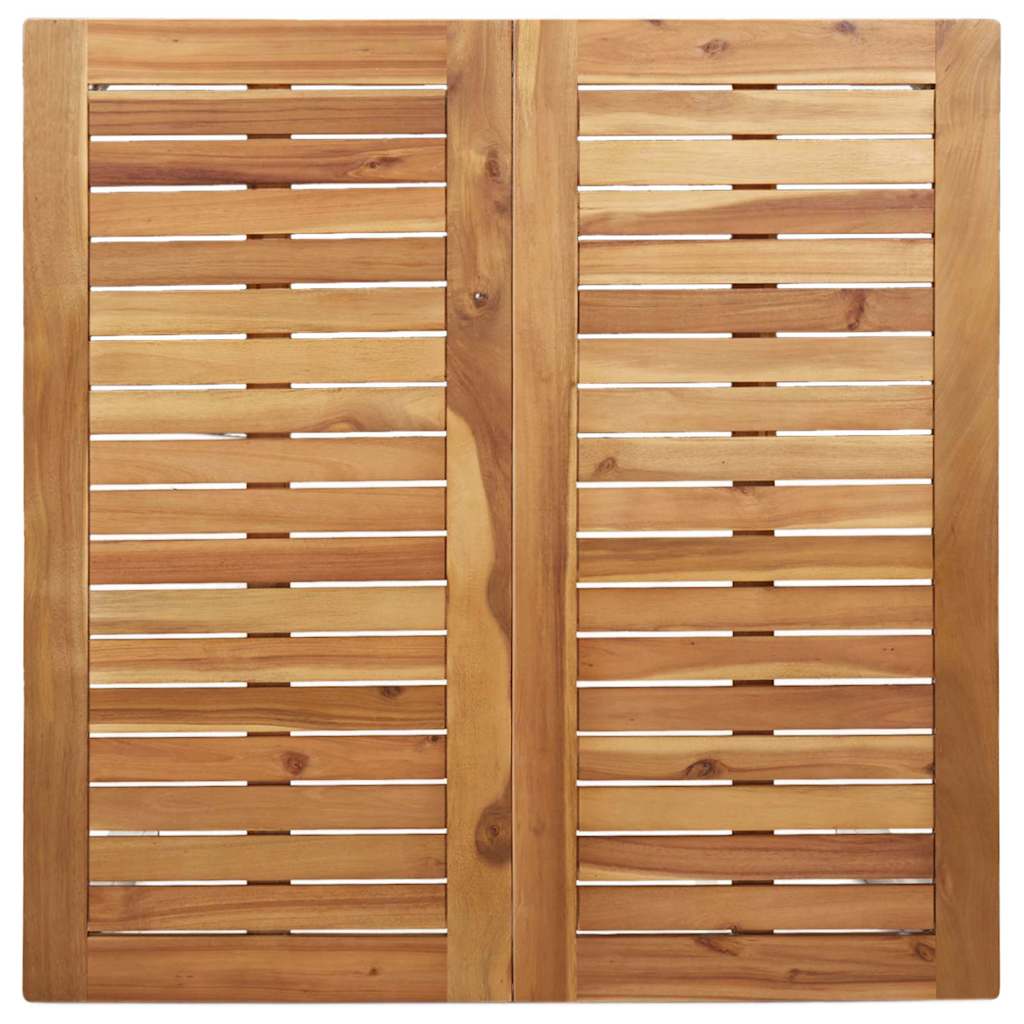 Setdapranzodagiardino 3 pcs Legno di Teak Massiccio - immagine 8