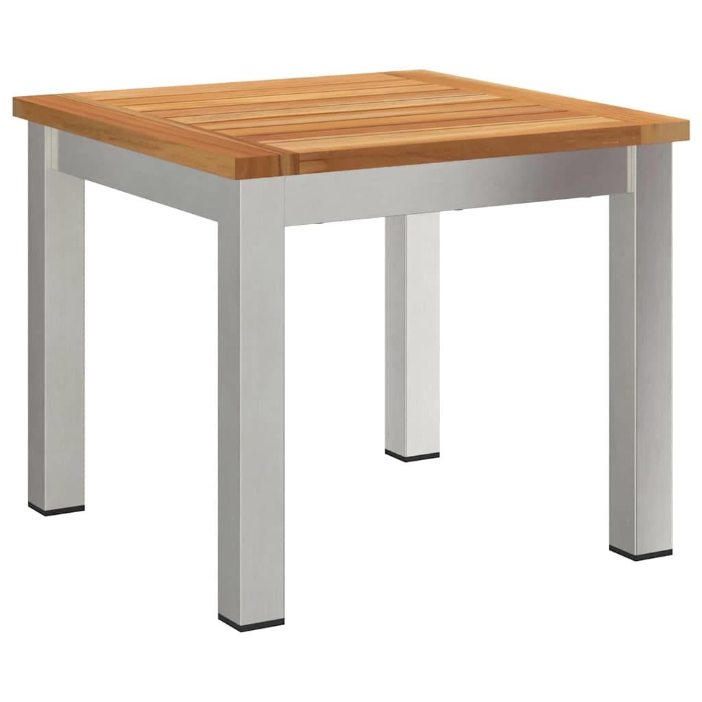 Lettino 2-persona 3 pcs Marrone Legno di Acacia Massello - immagine 6